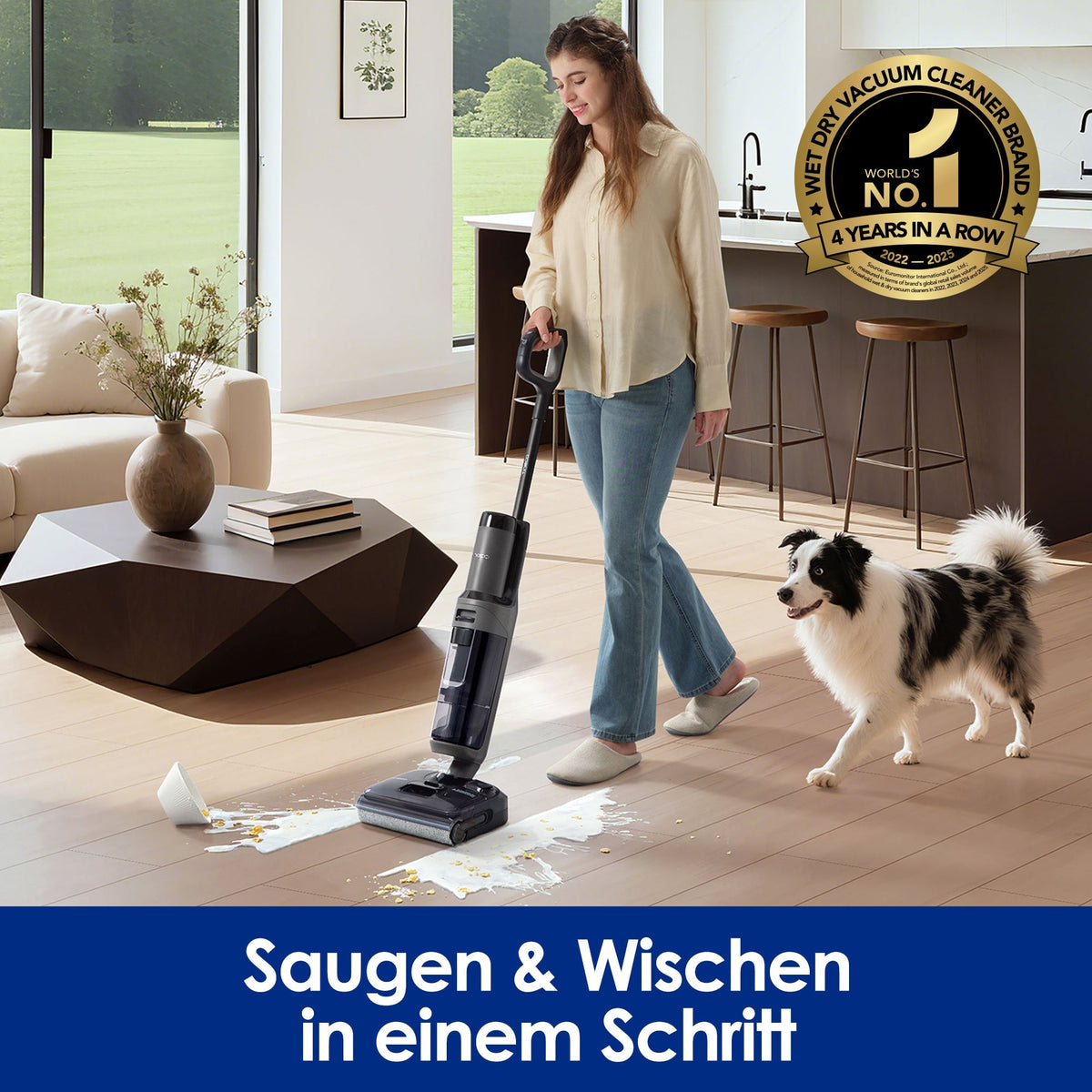 Tineco FLOOR ONE i6 Stretch Cordless Wet Dry Vacuum Cleaner